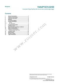 74AUP1G74DC-Q100H Datasheet Page 20