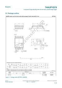 74AUP1G74GD Datasheet Page 19