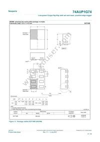 74AUP1G74GD Datasheet Page 21