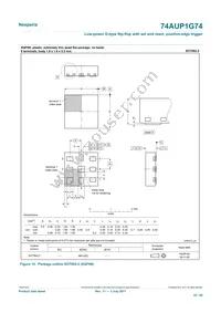 74AUP1G74GD Datasheet Page 22