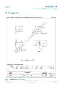 74AUP1G79GN Datasheet Page 14