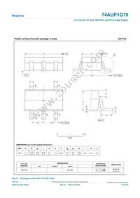 74AUP1G79GN Datasheet Page 15