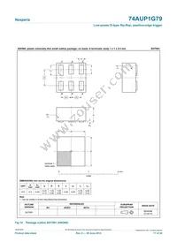 74AUP1G79GN Datasheet Page 17