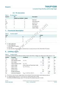 74AUP1G80GS Datasheet Page 4