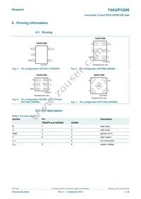 74AUP1G86GN Datasheet Page 3