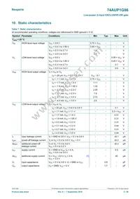 74AUP1G86GN Datasheet Page 5