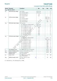 74AUP1G86GN Datasheet Page 7