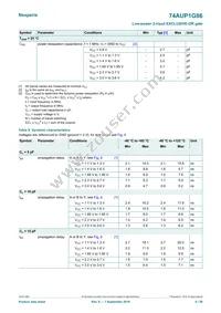 74AUP1G86GN Datasheet Page 9