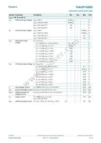 74AUP1G885GD Datasheet Page 6