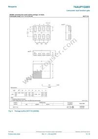 74AUP1G885GD Datasheet Page 14