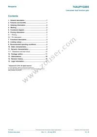 74AUP1G885GD Datasheet Page 18