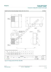 74AUP1G97UKZ Datasheet Page 21