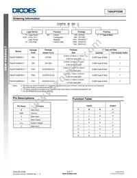 74AUP1G98DW-7 Datasheet Page 2