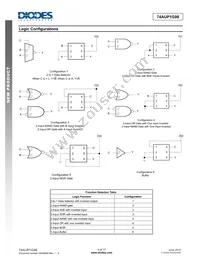 74AUP1G98DW-7 Datasheet Page 4