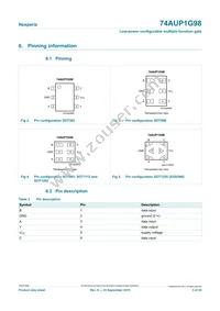74AUP1G98GN Datasheet Page 3