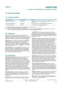 74AUP1T00GXH Datasheet Page 13