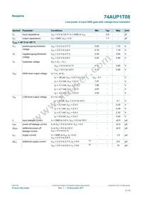 74AUP1T08GXH Datasheet Page 5