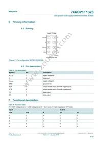 74AUP1T1326GT Datasheet Page 3