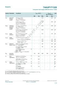 74AUP1T1326GT Datasheet Page 6