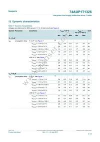 74AUP1T1326GT Datasheet Page 9