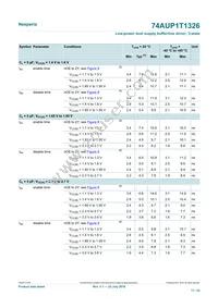 74AUP1T1326GT Datasheet Page 11