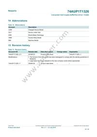 74AUP1T1326GT Datasheet Page 22