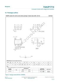 74AUP1T14GXH Datasheet Page 10