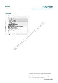 74AUP1T14GXH Datasheet Page 15