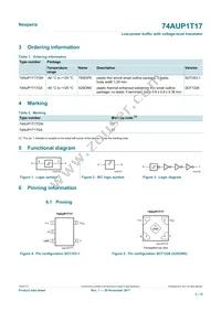 74AUP1T17GXH Datasheet Page 2