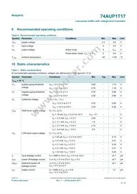 74AUP1T17GXH Datasheet Page 4