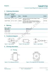 74AUP1T32GWH Datasheet Page 2