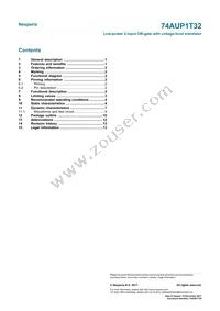 74AUP1T32GWH Datasheet Page 15