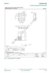74AUP1T34GF Datasheet Page 17