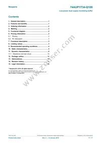 74AUP1T34GW-Q100H Datasheet Page 17