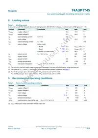 74AUP1T45GM Datasheet Page 4