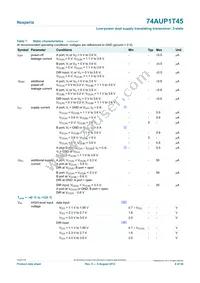 74AUP1T45GM Datasheet Page 8