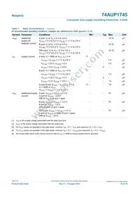 74AUP1T45GM Datasheet Page 10