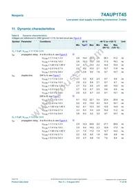 74AUP1T45GM Datasheet Page 11