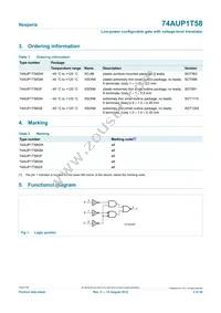 74AUP1T58GN Datasheet Page 2
