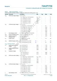 74AUP1T58GN Datasheet Page 7