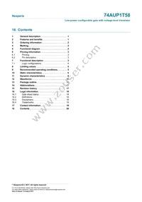 74AUP1T58GN Datasheet Page 20