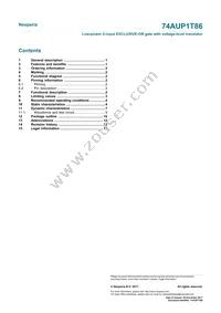 74AUP1T86GWH Datasheet Page 15