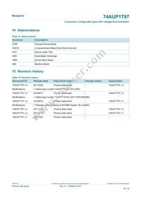 74AUP1T97GS Datasheet Page 20