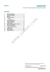 74AUP1T97GS Datasheet Page 23