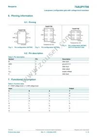 74AUP1T98GN Datasheet Page 3