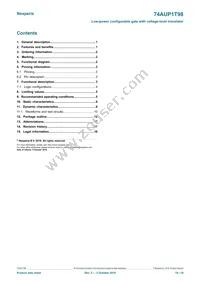 74AUP1T98GN Datasheet Page 19