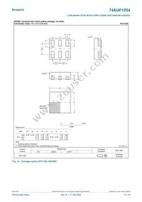 74AUP1Z04GN Datasheet Page 21