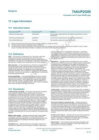 74AUP2G00GD Datasheet Page 20