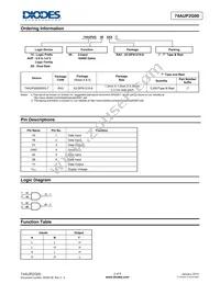 74AUP2G00RA3-7 Datasheet Page 2