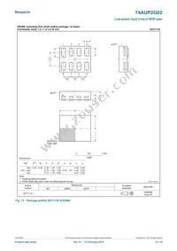 74AUP2G02GD Datasheet Page 15